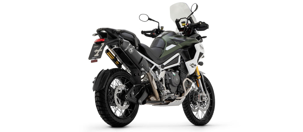Arrow Veloce Aluminium "Dark" Slip On - Triumph Tiger 1200/Tiger 1200 GT