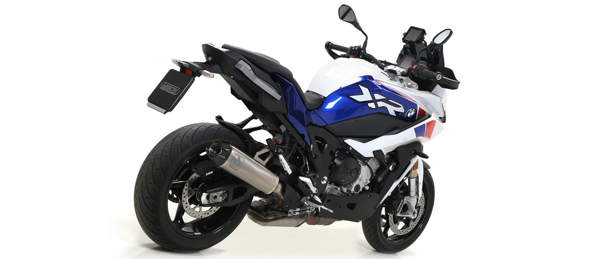 Arrow Works Titanium Slip On with Carbon End Cap - BMW S1000XR