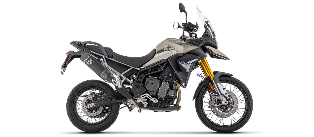 Arrow Veloce Aluminium "Dark" Slip On - Triumph Tiger 900/Tiger 900 GT
