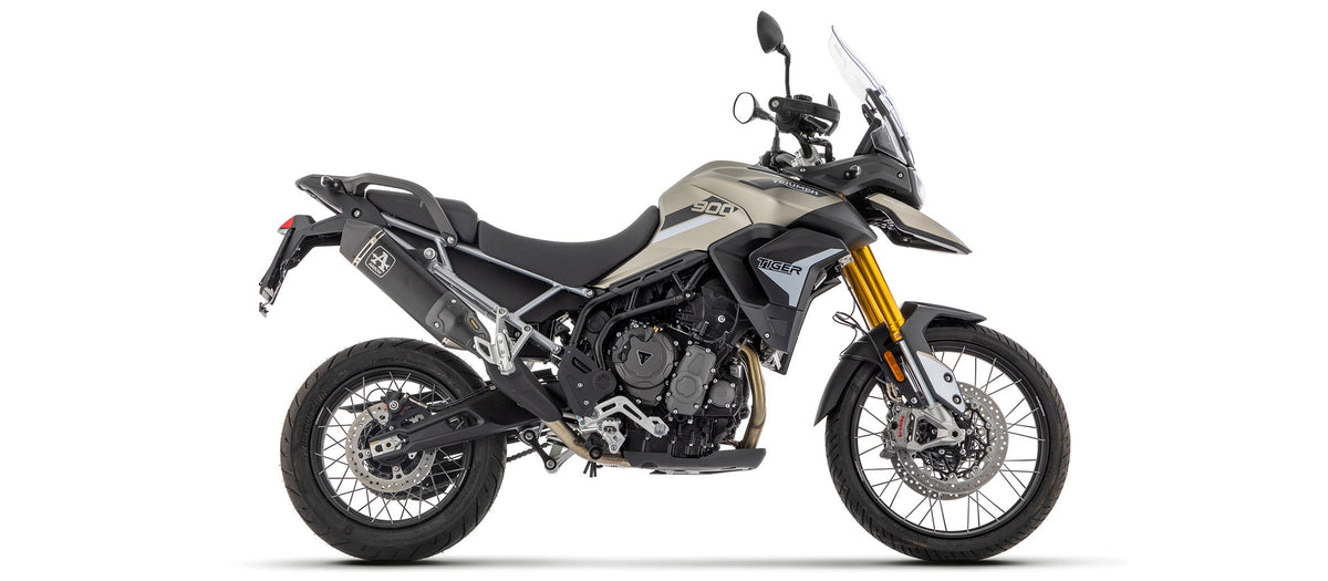 Arrow Veloce Aluminium "Dark" Slip On - Triumph Tiger 900/Tiger 900 GT
