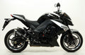 Arrow Thunder Approved Aluminium "Dark" Slip Ons (Right and Left) - Kawasaki Z1000