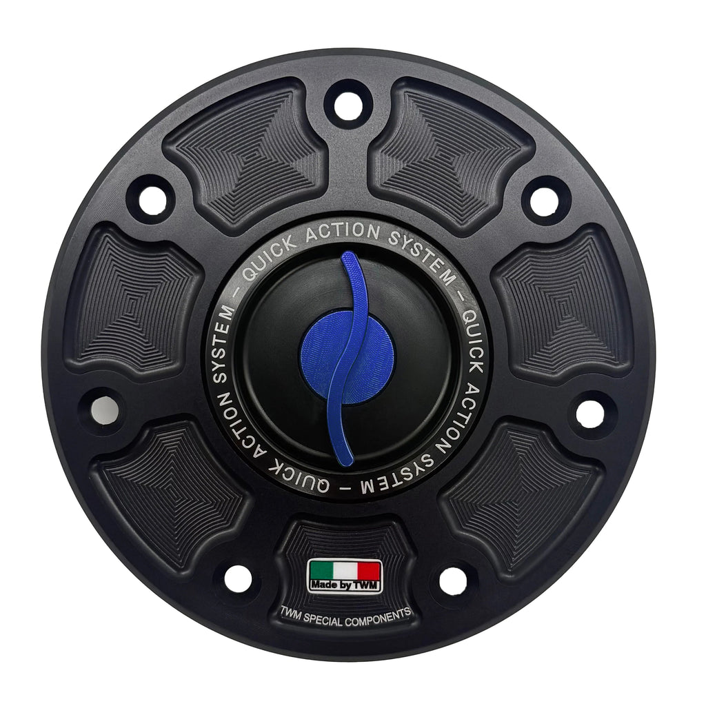 TWM Quick Action CNC Aluminum Gas Cap For Kawasaki - Kawasaki ZX636 Ninja ZX-6R/ZX750 Ninja ZX-7R