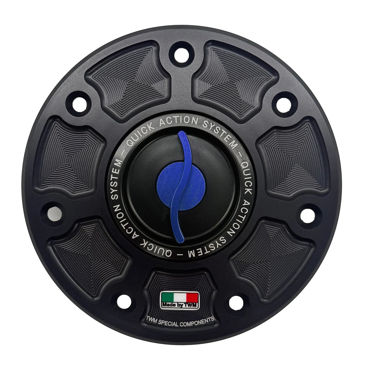 TWM Quick Action CNC Aluminum Gas Cap For Kawasaki - Kawasaki ZX636 Ninja ZX-6R/ZX750 Ninja ZX-7R