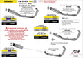 Arrow Full System Racing with Pro-Race "Dark" Slip Ons - Honda CB650R ABS/CBR650R ABS