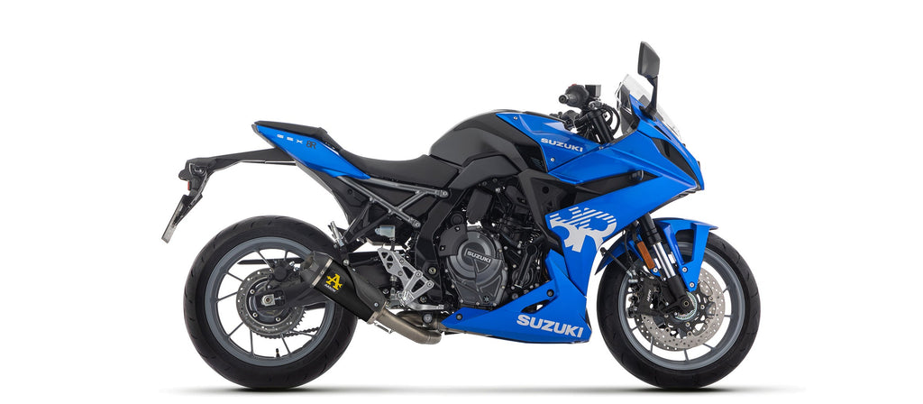 Arrow Works Nichrom "Dark" Full System with Carbon End Cap - Suzuki GSX-8R/GSX-8S
