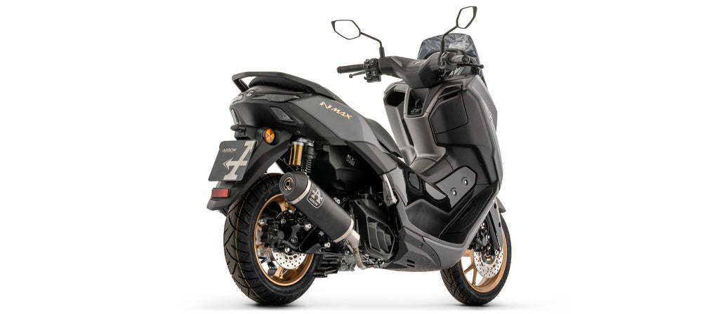 Arrow Racing Full System with Urban Aluminium "Dark" Slip On with "Dark"steel End Cap