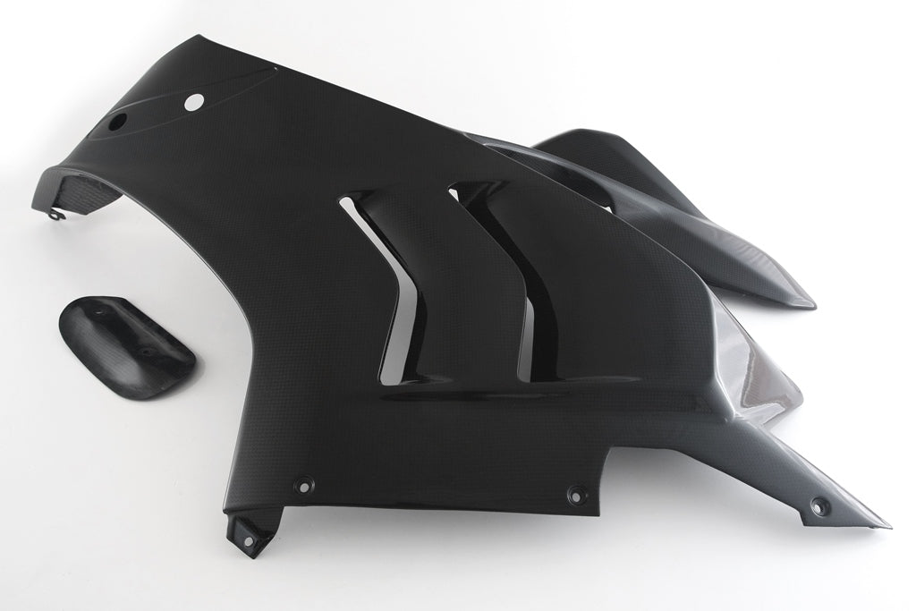 Fullsix Carbon Fairing Side Panel - Upper Left - Ducati Panigale V4