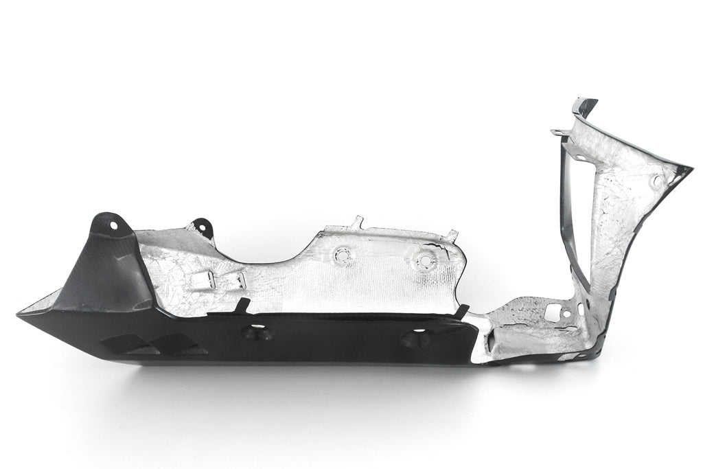 Fullsix Carbon Belly Pan Race - After Market Exhaust Without CAT - Yamaha YZF-R1/R1M