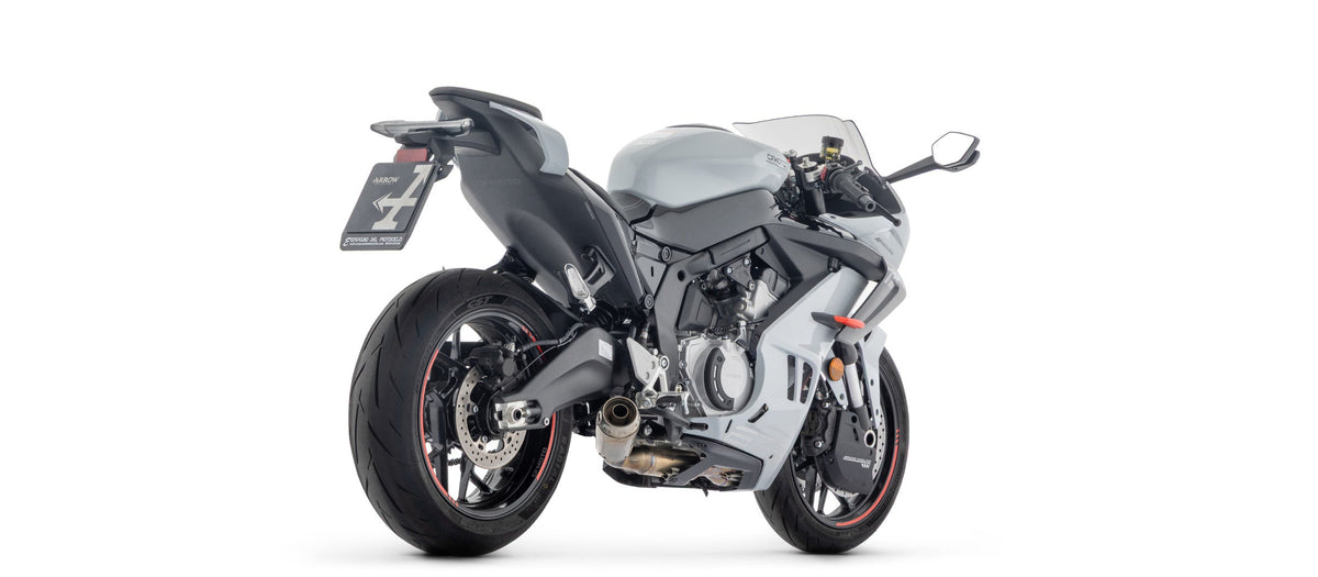 Arrow RACING Full System with Pro-Race Nichrom Slip On - CFMoto 675NK/675SS
