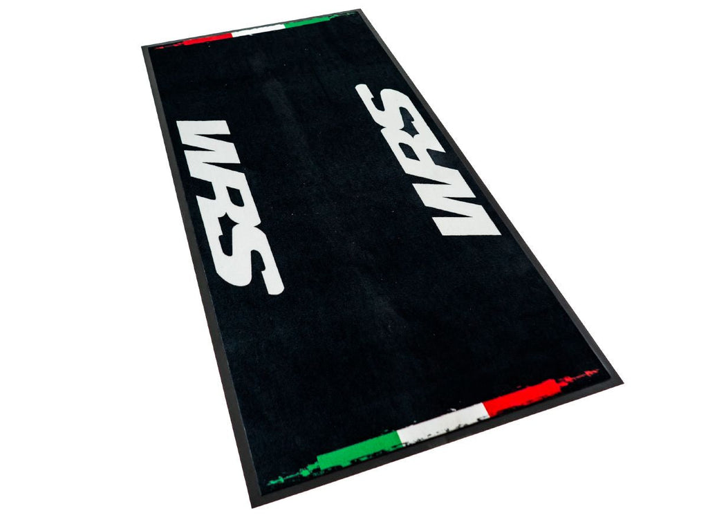 WRS Original WRS Rectangular Motorcycle Carpet With Logo And Italian Flag