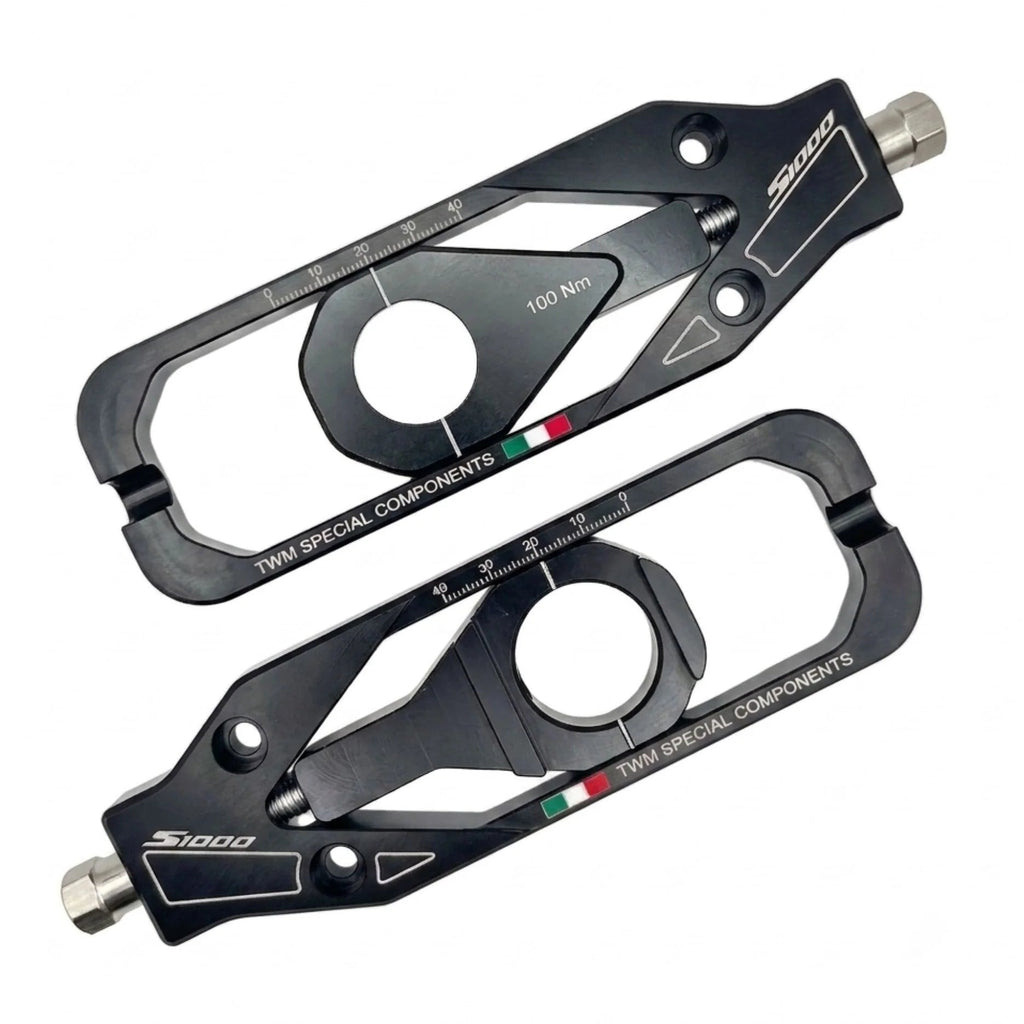 TWM CNC Aluminum Chain Adjusters For BMW - BMW S1000R/S1000RR