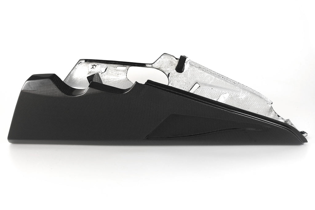 Fullsix Carbon Belly Pan - for Akrapovic Underseat Exhaust - Ducati Super Sport