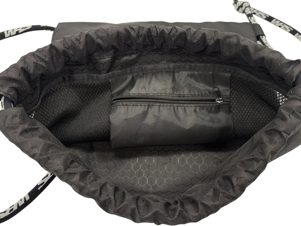 WRS Official Black Drawstring Backpack
