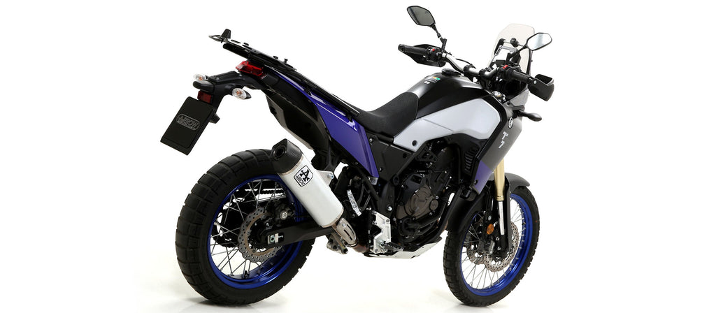 Arrow Indy Race Aluminium Slip On with Carbon End Cap - Yamaha Tenere 700