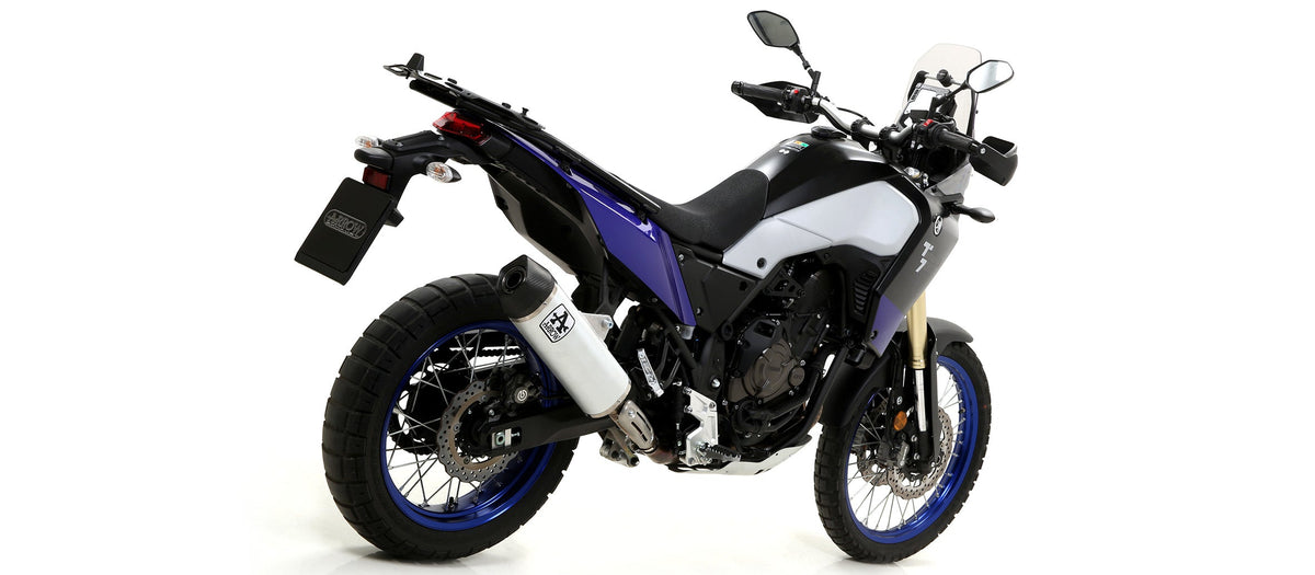 Arrow Indy Race Aluminium Slip On with Carbon End Cap - Yamaha Tenere 700