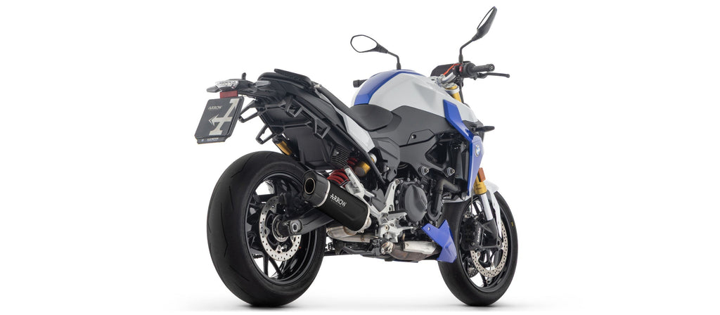 Arrow Indy Race EVO Aluminium "Dark" Slip On with Carbon End Cap - BMW F900R/F900XR