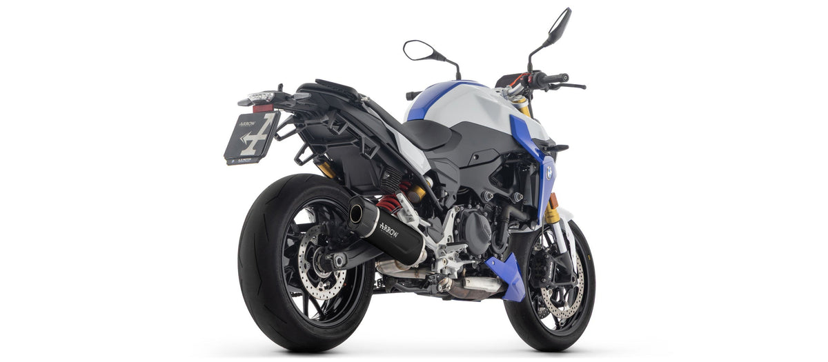 Arrow Indy Race EVO Aluminium "Dark" Slip On with Carbon End Cap - BMW F900R/F900XR