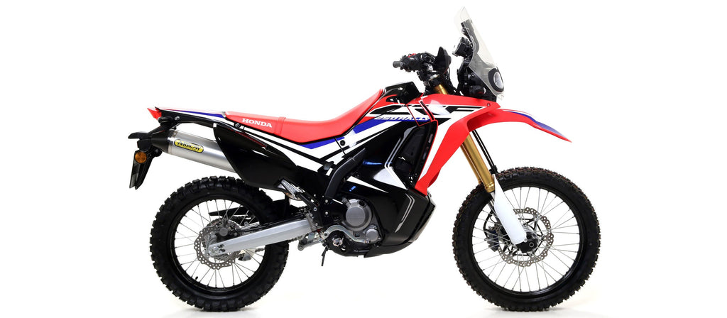 Arrow Thunder Aluminium Slip On with Carbon End Cap - Honda CRF250L/CRF300L