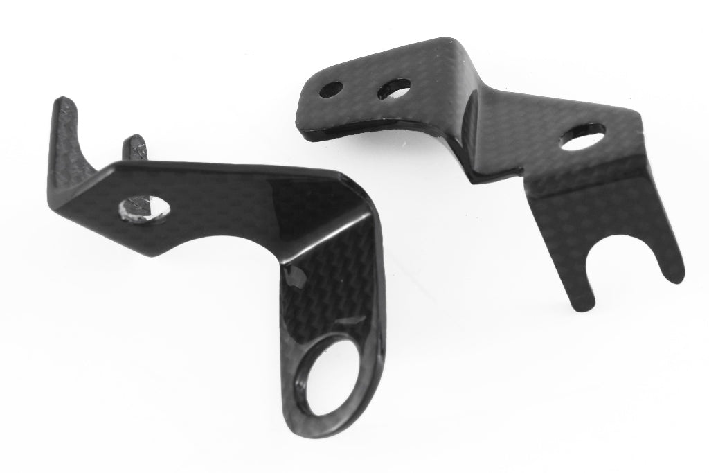 Fullsix Carbon Brake / Clutch Reservoir Mount - Set - Ducati Streetfighter V4