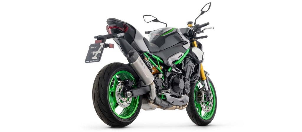 Arrow Indy Race EVO Titanium Slip On with Carbon End Cap - Kawasaki Z900