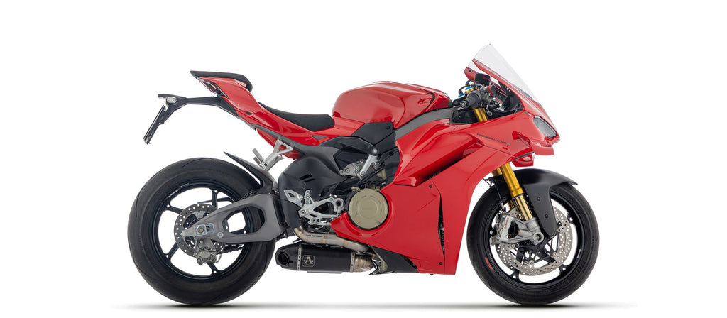 Arrow Titanium "Dark" Works Slip On with Titanium Link Pipes - Ducati Panigale V4/Panigale V4 S