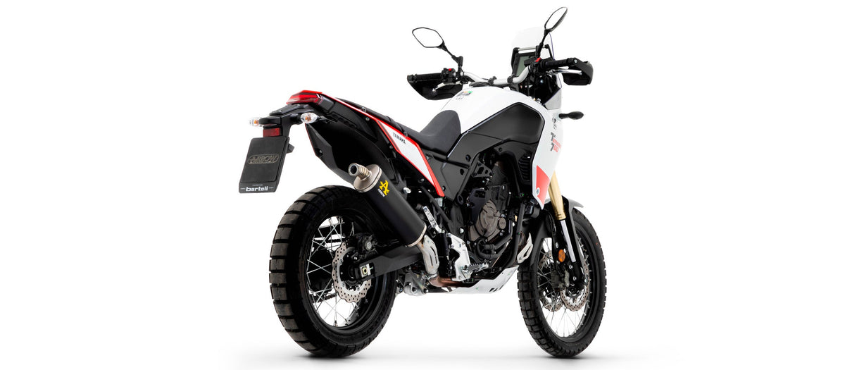 Arrow Indy Race Aluminium "Dark" Slip On with Steel End Cap - Yamaha Tenere 700