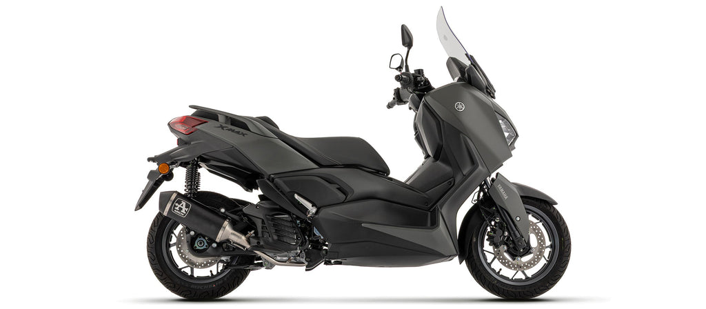 Arrow Racing Full System with Urban Aluminium "Dark" Slip On with "Dark"steel End Cap