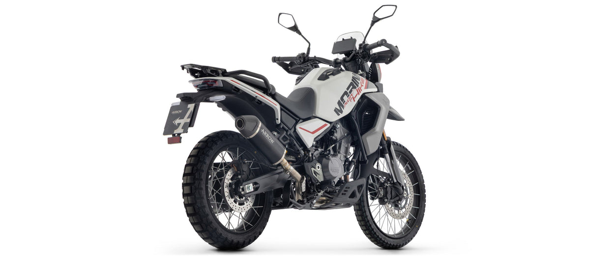 Arrow Indy Race Aluminium "Dark" Slip On with Carbon End Cap
