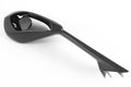 Fullsix Carbon Mirror Body - Right (no Turn Indicator and Mirror Glass Included) - Ducati Panigale R/Panigale V2