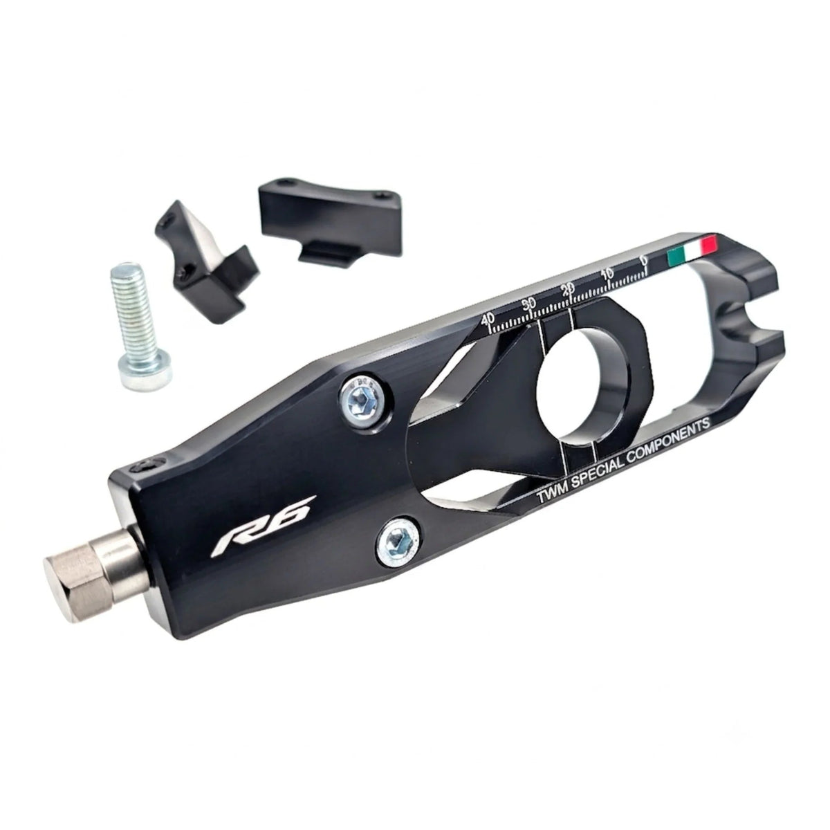 TWM CNC Aluminum Chain Adjusters For Yamaha - Yamaha YZF-R6