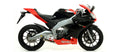 Arrow Thunder Aluminium Slip On for Stock Headers - Aprilia RS4 125