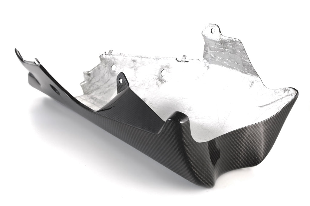 Fullsix Carbon Belly Pan Race R1M - After Market Exhaust Without CAT - Yamaha YZF R1/YZF R1M