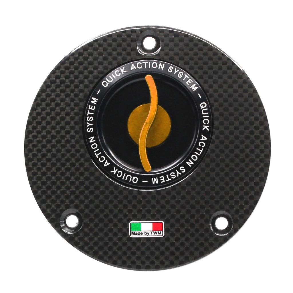 TWM Quick Action Carbon Gas Cap For Ducati - Ducati 848/916