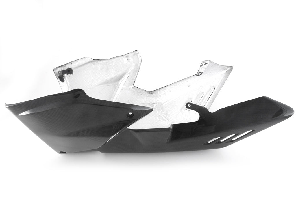 Fullsix Carbon Belly Pan - OEM or Race Exhaust System - Ducati Streetfighter V4