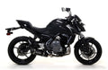 Arrow Race-Tech Approved Aluminium "Dark" Slip On with Carbon End Cap - Kawasaki Z650/Versys 650