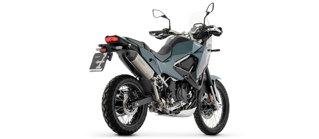 Arrow Indy Race EVO Titanium Slip On with Carbon End Cap High Version - Kawasaki KLE500/KLE500 SE