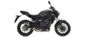 Arrow Thunder Titanium Slip On with Carbon End Cap - Yamaha MT-07