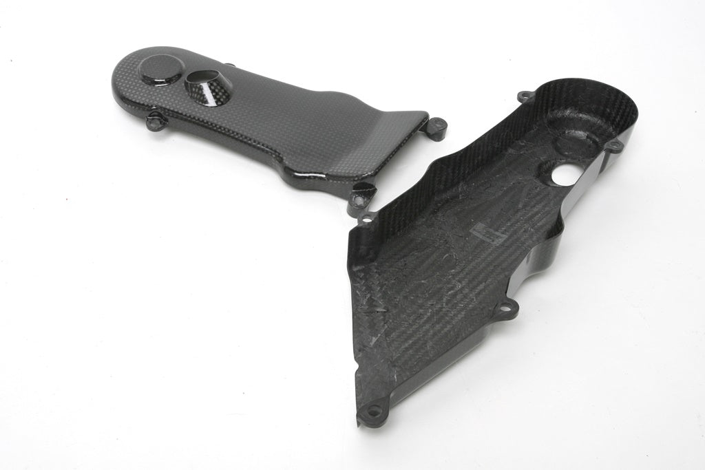 Fullsix Carbon Cam-belt Cover 1100 - Set - Ducati Hypermotard/Monster 696