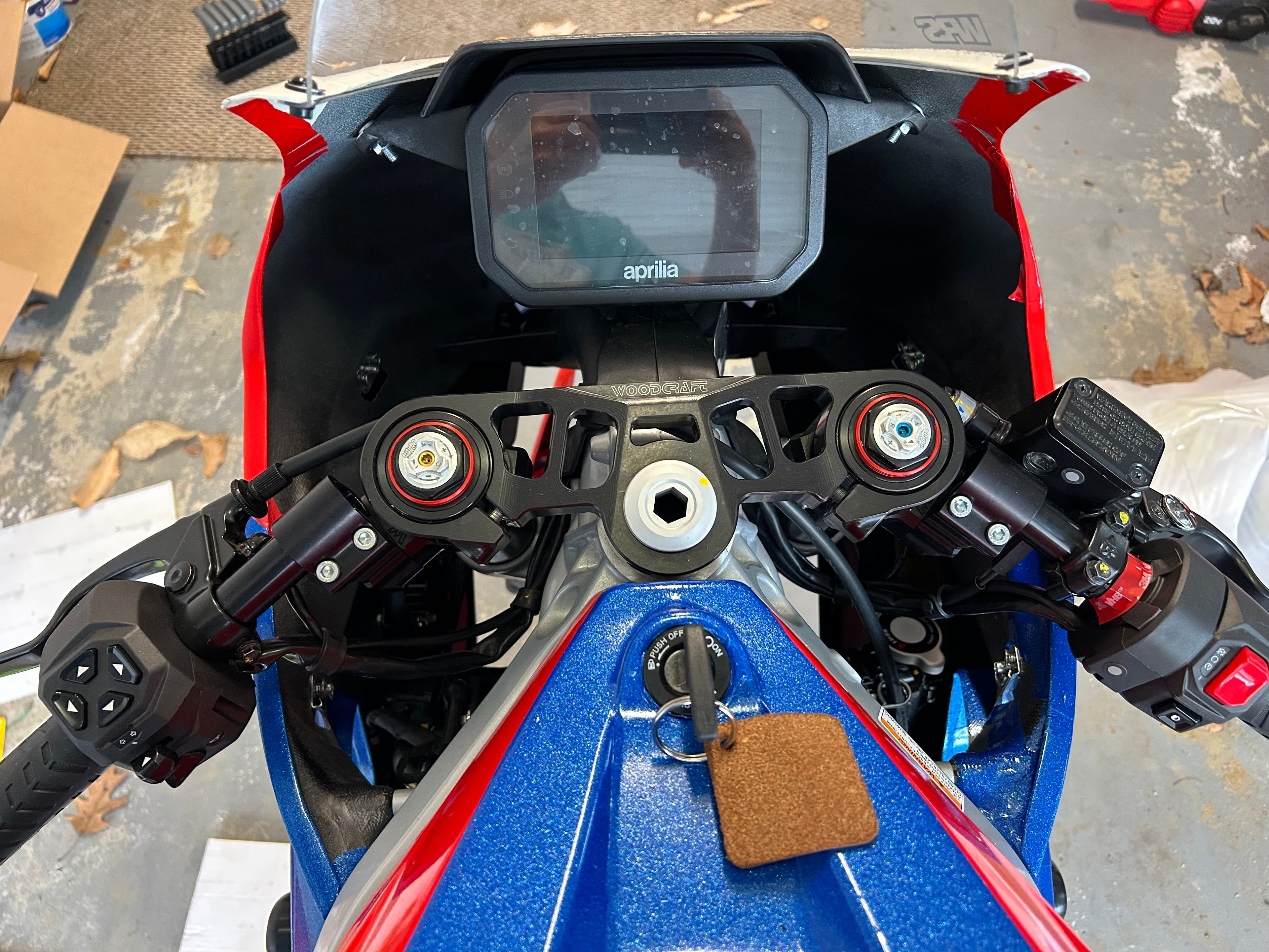 Woodcraft Aprilia RS457 Top Triple Clamp