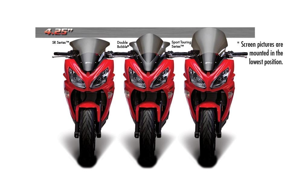 Zero Gravity Windscreen - Kawasaki ER6F (non U.S. model) 12-16