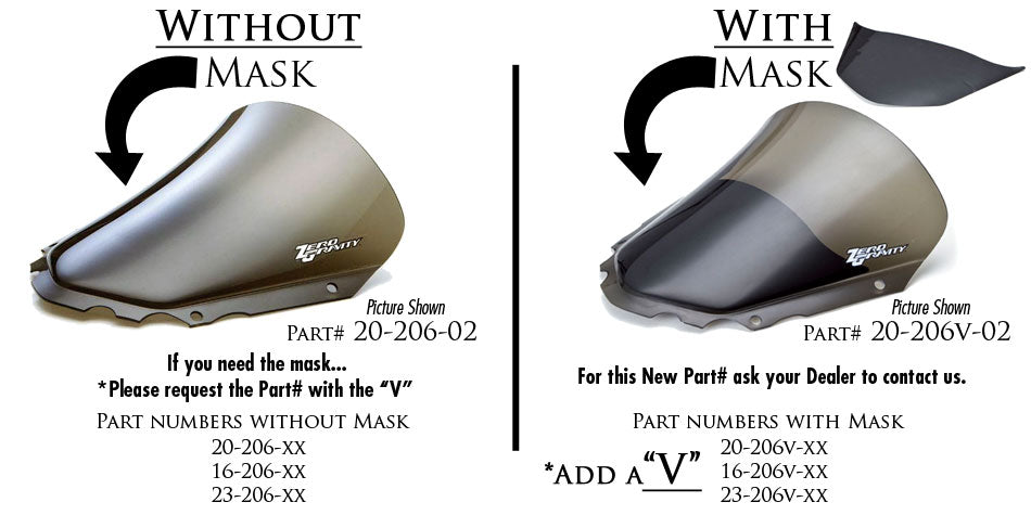 Zero Gravity Windscreen - Kawasaki KLR 650 2008-19