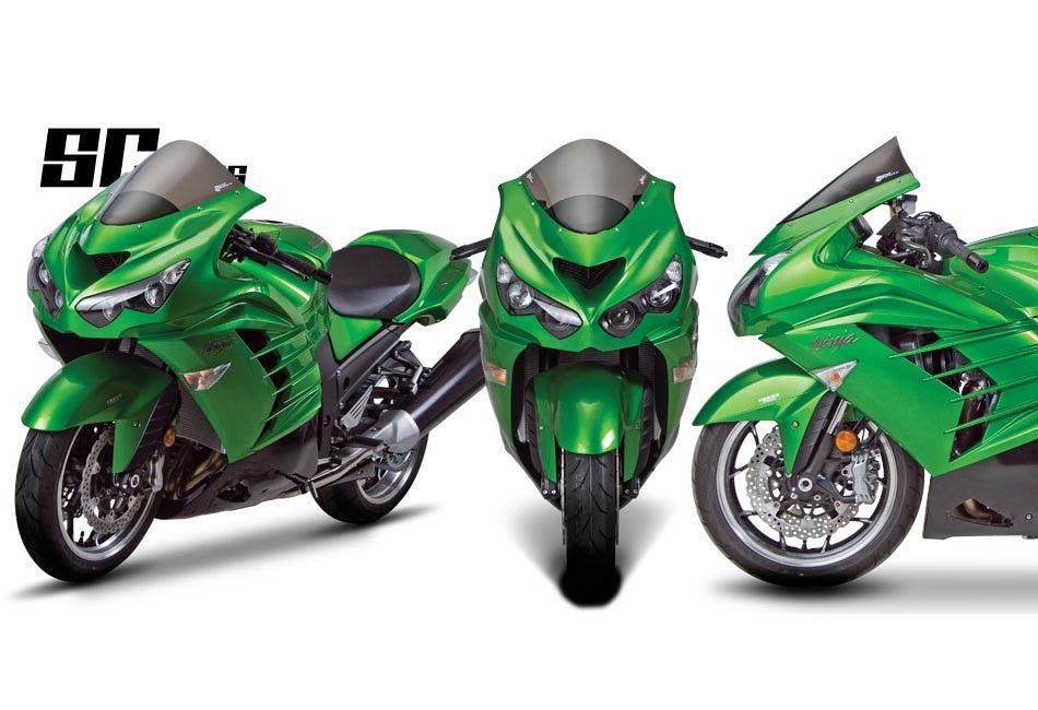 Zero Gravity Windscreen - Kawasaki ZZR1400 (Non-U.S. Model) 2006-2019