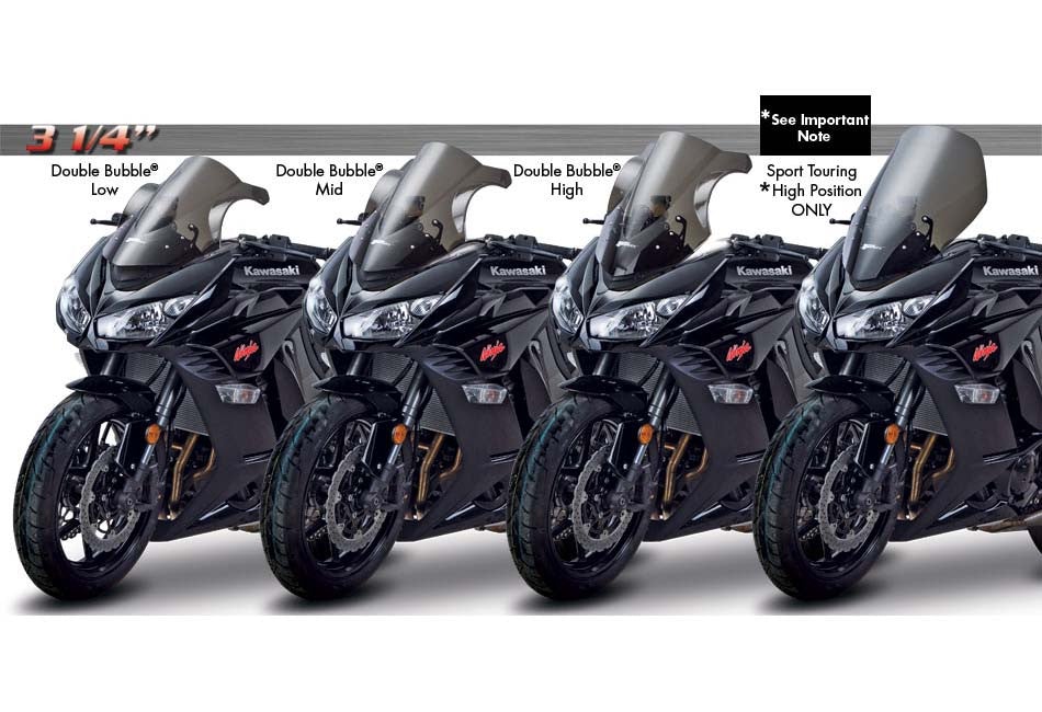 Zero Gravity Windscreen - Kawasaki Ninja 1000 11-16