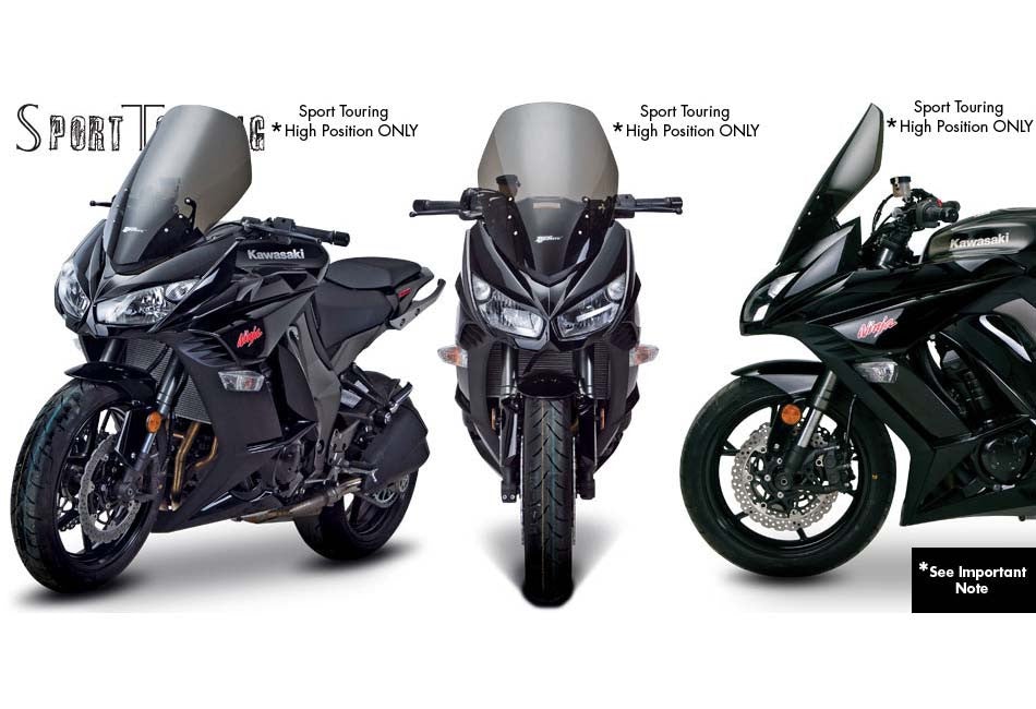 Zero Gravity Windscreen - Kawasaki Ninja 1000 11-16