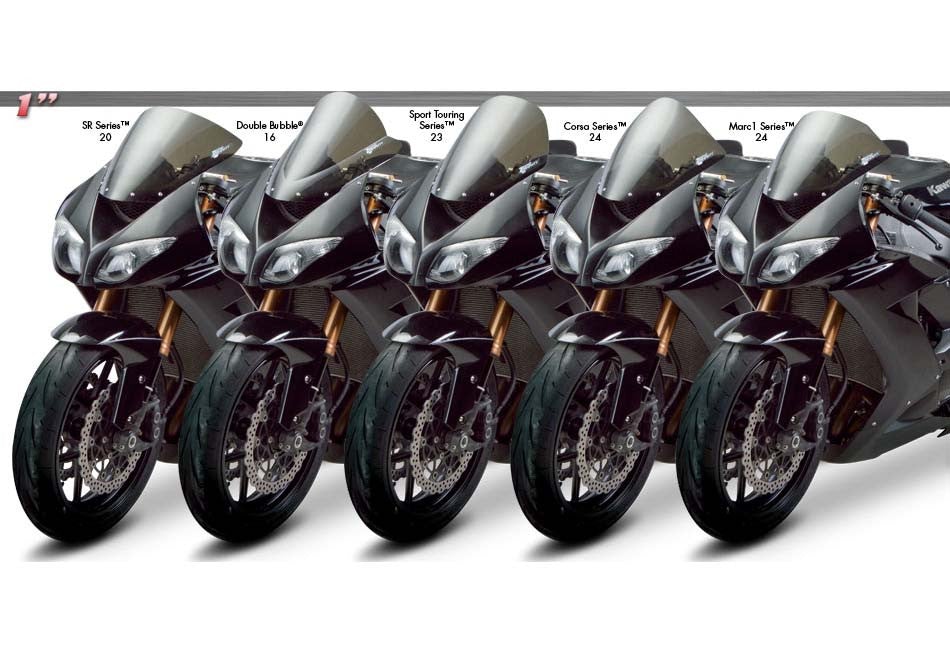 Zero Gravity Windscreen - Kawasaki ZX-6R / ZX636 09-18