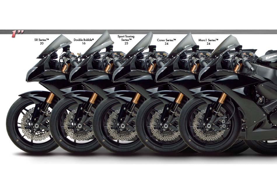 Zero Gravity Windscreen - Kawasaki ZX-6R / ZX636 09-18