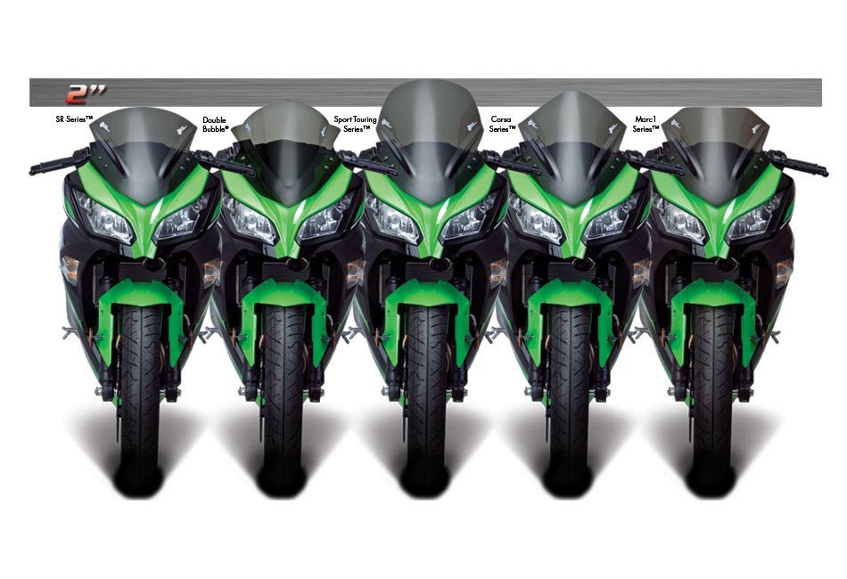 Zero Gravity Windscreen - Kawasaki Ninja 300R / 250R 13-19