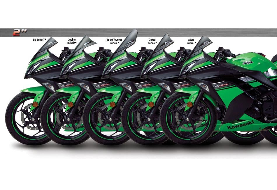 Zero Gravity Windscreen - Kawasaki Ninja 300R / 250R 13-19