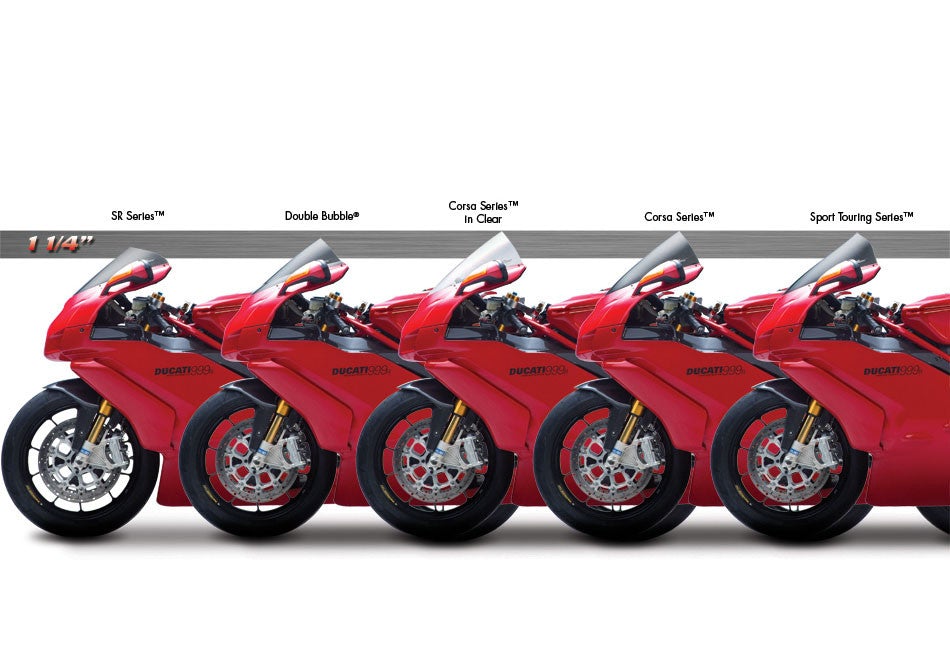 Zero Gravity Windscreen - Ducati 999 / S / R / Xerox 05-07