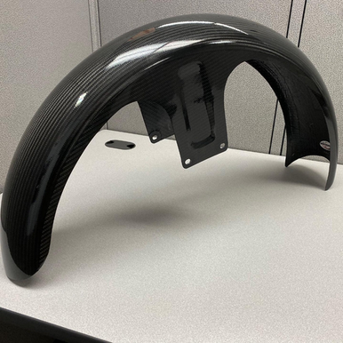 Brock's Performance Carbon Fiber 23" Front Fender H-D Touring Models (14-23)